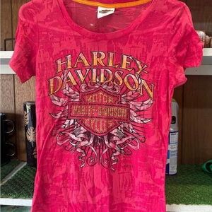 Harley-Davidson Red Short Sleeve Tee